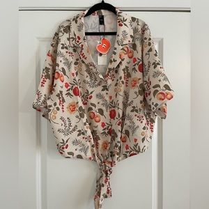 🍎🦋NWT Cider Button Up. Size 0XL.